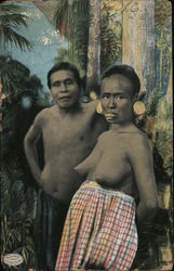 Mulher de Cacique, Nude Postcard