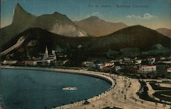 Botafogo Corcovado Rio de Janeiro, Brazil Postcard Postcard Postcard