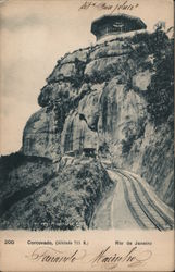 200 Corcovado, (Altitude 711 M.) Rio de Janeiro Postcard