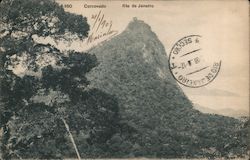 Corcovado, Rio De Janeiro Brazil Postcard Postcard Postcard