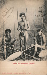 Indios do Amazonas Brazil Postcard Postcard Postcard