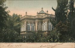 Lima Peru Pabellon Gotico en la Exposicion Postcard