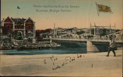 Austrian Brig, Tientsin Postcard