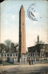 Constantinople L'Obelisque de Theodose Postcard