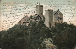 Wartburg Castle Eisenach, Germany Postcard Postcard Postcard