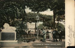 A Corner of "Central Park" Postcard