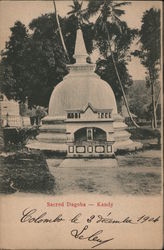 Sacred Dagoba Postcard