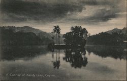 A Corner of Kandy Lake Postcard