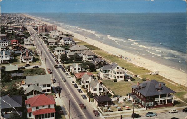 North from Top of Sixteen Story Mayflower Apartments Virginia Beach