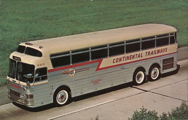 Continental Trailways 'Silver Eagle' Buses