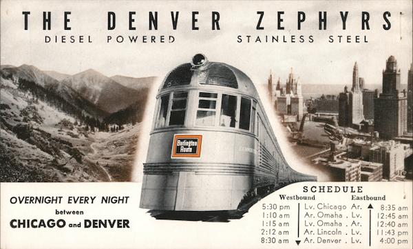 The Denver Zephyrs Trains, Railroad