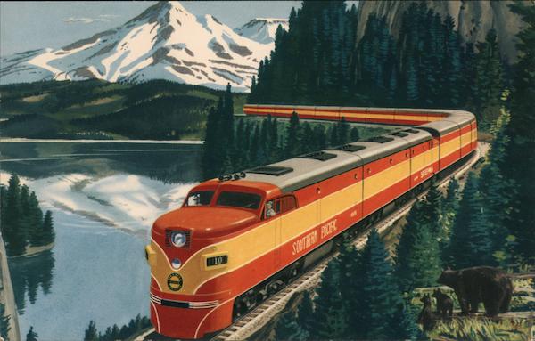 Southern Pacific's Streamliner Trains, Railroad