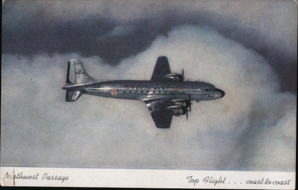Northwest Airlines Coast to Coast Flight Aircraft