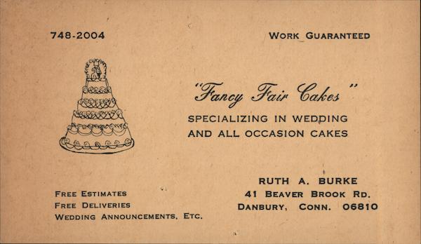 Fancy Fair Cakes Danbury Connecticut