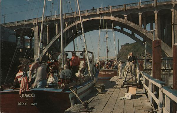 Under the Bridge at Depoe Bay Oregon