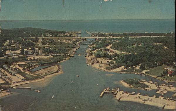 Aerial View, Historic Shinnecock Canal Shinnecock Hills New York
