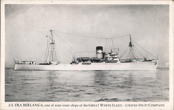 SS Fra Berlanga, Great White Fleet - United Fruit Company
