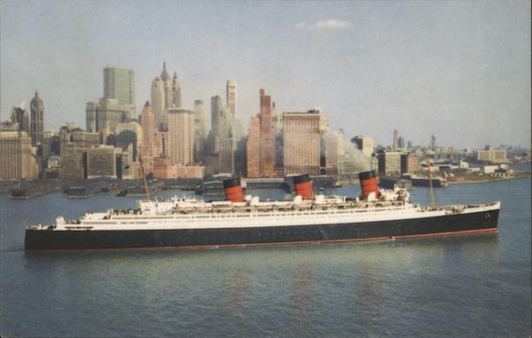 Cunard R.M.S. Queen Mary - 81,237 Tons Steamers