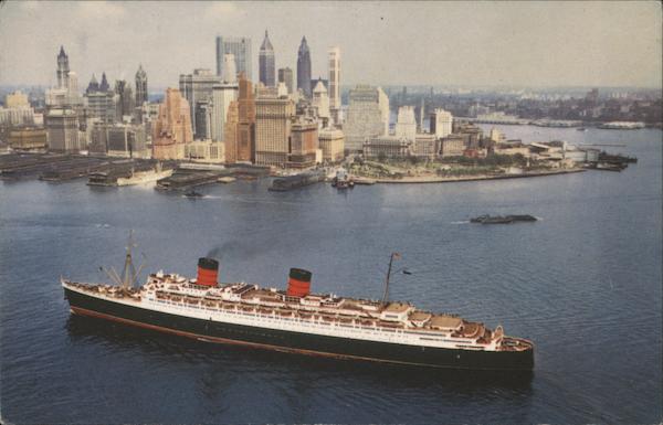 Cunard RMS Queen Elizabeth Cruise Ships