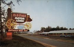 Old Stage Motor Lodge Colonial Heights, VA Postcard Postcard Postcard