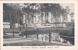 Harrod's Harbor Mobile Home Park Postcard