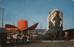 Premium "TEX" Service Station Postcard