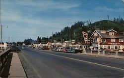 Street Scene Depoe Bay, OR Postcard Postcard Postcard