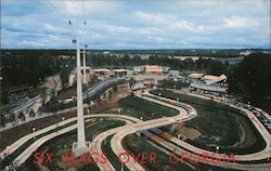 Six Flags Over Georgia Postcard