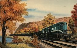 The Pittsburgh & Lake Erie Railroad Company Trains, Railroad Postcard Postcard Postcard