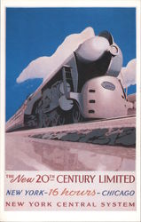 New York Central System - Dalkeith Publishing Postcard