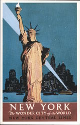 New York - The Wonder City of the World New York City, NY Adolph Treidler Postcard Postcard Postcard