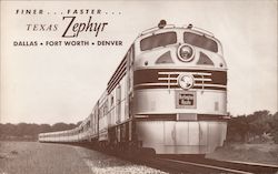 Texas Zephyr Postcard
