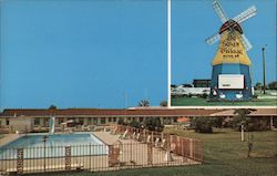 De Swan Village Motor Inn Belleville, MI Postcard Postcard Postcard