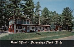 Park Motel Postcard