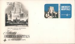 Honoring America's Hospitals and Their Dedicated Staffs First Day Issue Cards Postcard Postcard Postcard