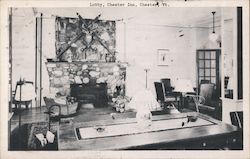 Lobby, Chester Inn Postcard