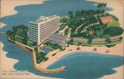 The Caribe Hilton San Juan, Puerto Rico Postcard Postcard Postcard