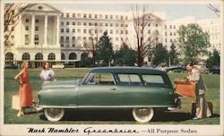 Nash Rambler Greenbriar - All Purpose Sedan Postcard