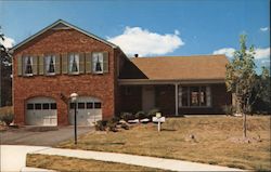 The Dryden House in Twin Lakes at Burke Centre Postcard