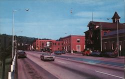 Main Street of Winsted, Conn. Postcard