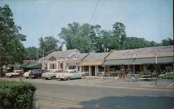 Post Office and Shops Postcard