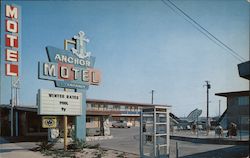 Anchor Motel Anaheim, CA Postcard Postcard Postcard