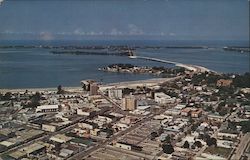 Aerial View of Business Section Sarasota, FL Postcard Postcard Postcard