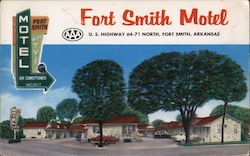 Fort Smith Motel Postcard