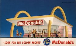 McDonald's - Look for the Golden Arches Postcard