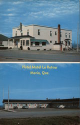 Hotel Motel Le Retour Enr. Postcard