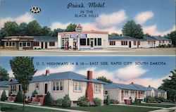 Price's Motel Rapid City, SD Postcard Postcard Postcard