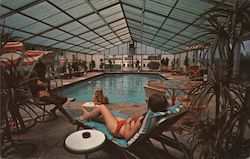 Indoor Swimming Pool - South of the Border Postcard
