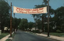 Entrance to Cape May - Lafayette Street Postcard