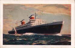 S.S. United States Cruise Ships Postcard Postcard Postcard